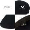 image:imageBlack Horn Newsboy Premium Crushable Soft Wool Felt Fall Winter Ascot Ivy Style HatBlack