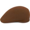 image:imageBlack Horn Newsboy Premium Crushable Soft Wool Felt Fall Winter Ascot Ivy Style HatBrown