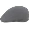 image:imageBlack Horn Newsboy Premium Crushable Soft Wool Felt Fall Winter Ascot Ivy Style HatCharcoal