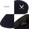 image:imageBlack Horn Newsboy Premium Crushable Soft Wool Felt Fall Winter Ascot Ivy Style HatNavy