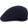 image:imageBlack Horn Newsboy Premium Crushable Soft Wool Felt Fall Winter Ascot Ivy Style HatNavy