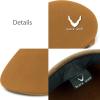 image:imageBlack Horn Newsboy Premium Crushable Soft Wool Felt Fall Winter Ascot Ivy Style HatTan