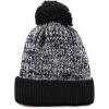image:imageKids Knit Daily Pom Beanie Hat with Thick Fleece Lining for Boys and Girls Versatile Winter Warm Cozy Skull Hats for ChildrenBlack