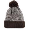 image:imageKids Knit Daily Pom Beanie Hat with Thick Fleece Lining for Boys and Girls Versatile Winter Warm Cozy Skull Hats for ChildrenBrown