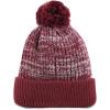 image:imageKids Knit Daily Pom Beanie Hat with Thick Fleece Lining for Boys and Girls Versatile Winter Warm Cozy Skull Hats for ChildrenBurgundy