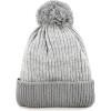 image:imageKids Knit Daily Pom Beanie Hat with Thick Fleece Lining for Boys and Girls Versatile Winter Warm Cozy Skull Hats for ChildrenGrey
