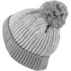 image:imageKids Knit Daily Pom Beanie Hat with Thick Fleece Lining for Boys and Girls Versatile Winter Warm Cozy Skull Hats for ChildrenGrey