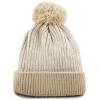 image:imageKids Knit Daily Pom Beanie Hat with Thick Fleece Lining for Boys and Girls Versatile Winter Warm Cozy Skull Hats for ChildrenKhaki