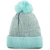 image:imageKids Knit Daily Pom Beanie Hat with Thick Fleece Lining for Boys and Girls Versatile Winter Warm Cozy Skull Hats for ChildrenMint