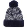 image:imageKids Knit Daily Pom Beanie Hat with Thick Fleece Lining for Boys and Girls Versatile Winter Warm Cozy Skull Hats for ChildrenNavy