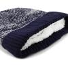 image:imageKids Knit Daily Pom Beanie Hat with Thick Fleece Lining for Boys and Girls Versatile Winter Warm Cozy Skull Hats for ChildrenNavy