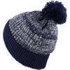 image:imageKids Knit Daily Pom Beanie Hat with Thick Fleece Lining for Boys and Girls Versatile Winter Warm Cozy Skull Hats for ChildrenNavy