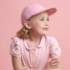 image:imageKids Washed Low Profile Cotton and Denim UPF 50 Plain Baseball Cap Hat0 Light Pink