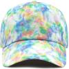 image:imageKids Washed Low Profile Cotton and Denim UPF 50 Plain Baseball Cap Hat1 Tie Dye  Color 2