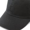image:imageKids Washed Low Profile Cotton and Denim UPF 50 Plain Baseball Cap HatBlack
