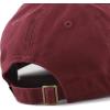 image:imageKids Washed Low Profile Cotton and Denim UPF 50 Plain Baseball Cap HatBurgundy