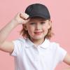 image:imageKids Washed Low Profile Cotton and Denim UPF 50 Plain Baseball Cap HatCharcoal