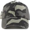 image:imageKids Washed Low Profile Cotton and Denim UPF 50 Plain Baseball Cap HatCity Camo