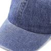 image:imageKids Washed Low Profile Cotton and Denim UPF 50 Plain Baseball Cap HatDark Denim