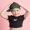image:imageKids Washed Low Profile Cotton and Denim UPF 50 Plain Baseball Cap HatDark Green