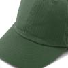 image:imageKids Washed Low Profile Cotton and Denim UPF 50 Plain Baseball Cap HatDark Green