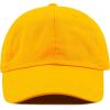 image:imageKids Washed Low Profile Cotton and Denim UPF 50 Plain Baseball Cap HatGold