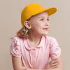 image:imageKids Washed Low Profile Cotton and Denim UPF 50 Plain Baseball Cap HatGold