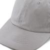 image:imageKids Washed Low Profile Cotton and Denim UPF 50 Plain Baseball Cap HatGrey