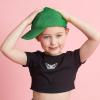 image:imageKids Washed Low Profile Cotton and Denim UPF 50 Plain Baseball Cap HatKelly Green