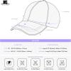 image:imageKids Washed Low Profile Cotton and Denim UPF 50 Plain Baseball Cap HatLight Denim