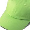 image:imageKids Washed Low Profile Cotton and Denim UPF 50 Plain Baseball Cap HatLime Green