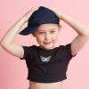 image:imageKids Washed Low Profile Cotton and Denim UPF 50 Plain Baseball Cap HatNavy
