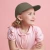 image:imageKids Washed Low Profile Cotton and Denim UPF 50 Plain Baseball Cap HatOlive