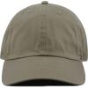 image:imageKids Washed Low Profile Cotton and Denim UPF 50 Plain Baseball Cap HatOlive