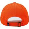 image:imageKids Washed Low Profile Cotton and Denim UPF 50 Plain Baseball Cap HatOrange