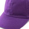 image:imageKids Washed Low Profile Cotton and Denim UPF 50 Plain Baseball Cap HatPurple