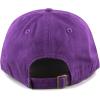 image:imageKids Washed Low Profile Cotton and Denim UPF 50 Plain Baseball Cap HatPurple