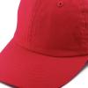 image:imageKids Washed Low Profile Cotton and Denim UPF 50 Plain Baseball Cap HatRed