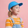 image:imageKids Washed Low Profile Cotton and Denim UPF 50 Plain Baseball Cap HatTurquoise