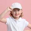 image:imageKids Washed Low Profile Cotton and Denim UPF 50 Plain Baseball Cap HatWhite
