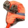 image:imageSafety Reflective Aviator Trapper Hat Snow Ski Trooper Winter Cap610 yrs 1 Reflective  Blaze Orange