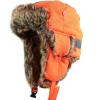 image:imageSafety Reflective Aviator Trapper Hat Snow Ski Trooper Winter Cap610 yrs 1 Reflective  Blaze Orange