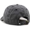 image:imageThe Hat Depot 100 Cotton Pigment Dyed Low Profile Dad Hat Six Panel Cap1 Black