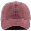 image:imageThe Hat Depot 100 Cotton Pigment Dyed Low Profile Dad Hat Six Panel Cap1 Burgundy