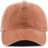 image:imageThe Hat Depot 100 Cotton Pigment Dyed Low Profile Dad Hat Six Panel Cap1 Orange