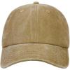 image:imageThe Hat Depot 100 Cotton Pigment Dyed Low Profile Dad Hat Six Panel Cap1 Tan