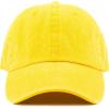 image:imageThe Hat Depot 100 Cotton Pigment Dyed Low Profile Dad Hat Six Panel Cap1 Yellow