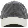 image:imageThe Hat Depot 100 Cotton Pigment Dyed Low Profile Dad Hat Six Panel Cap2 BlackPutty