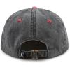 image:imageThe Hat Depot 100 Cotton Pigment Dyed Low Profile Dad Hat Six Panel Cap2 BlackRed