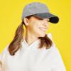 image:imageThe Hat Depot 100 Cotton Pigment Dyed Low Profile Dad Hat Six Panel Cap2 GrayBlack